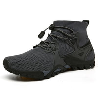 Shoes for Men Walking  2023 Summer New High Top Boots Breathable Mesh Mountaineering Outdoor Comfortable Leisure Travel Sneakers