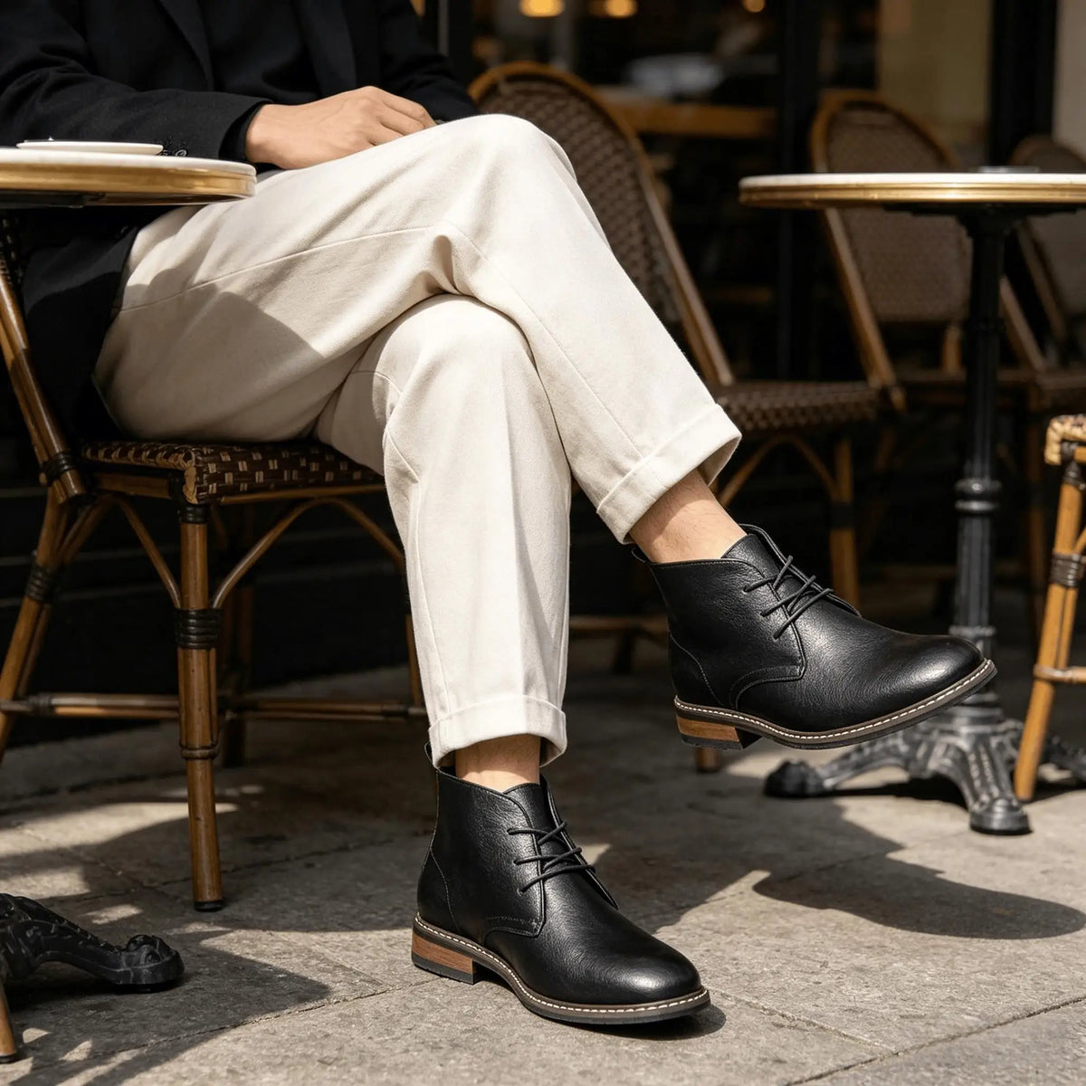 Boots Men Comfortable Brand Fashion 2026 Boots Shoes Man