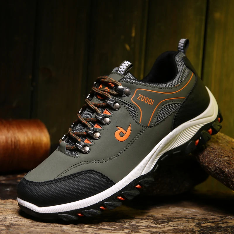 High-Quality Sports Shoes Men's Casual Shoes, Waterproof And Lightweight, Suitable For Outdoor Hiking, Mountaineering, City Work