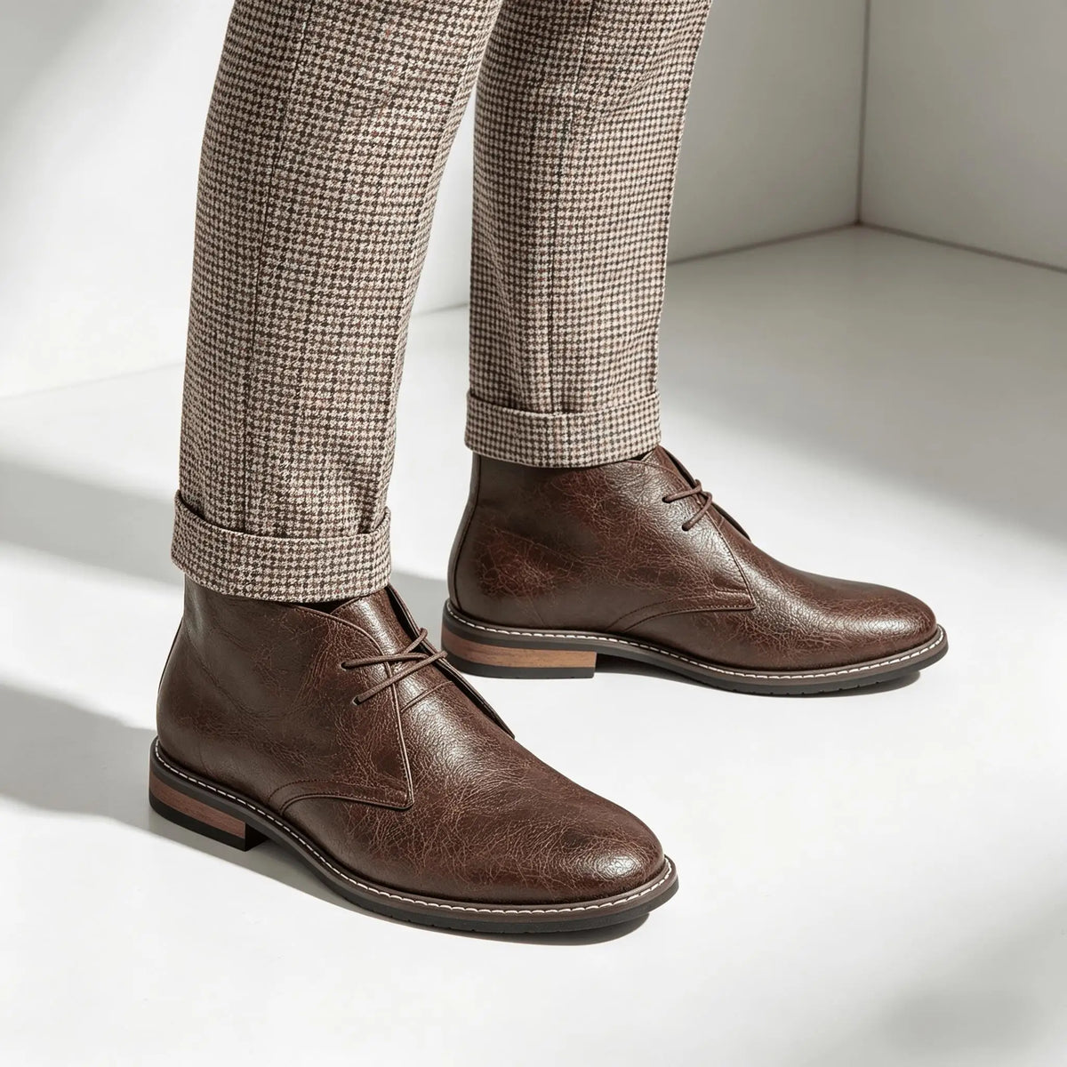 Boots Men Comfortable Brand Fashion 2026 Boots Shoes Man