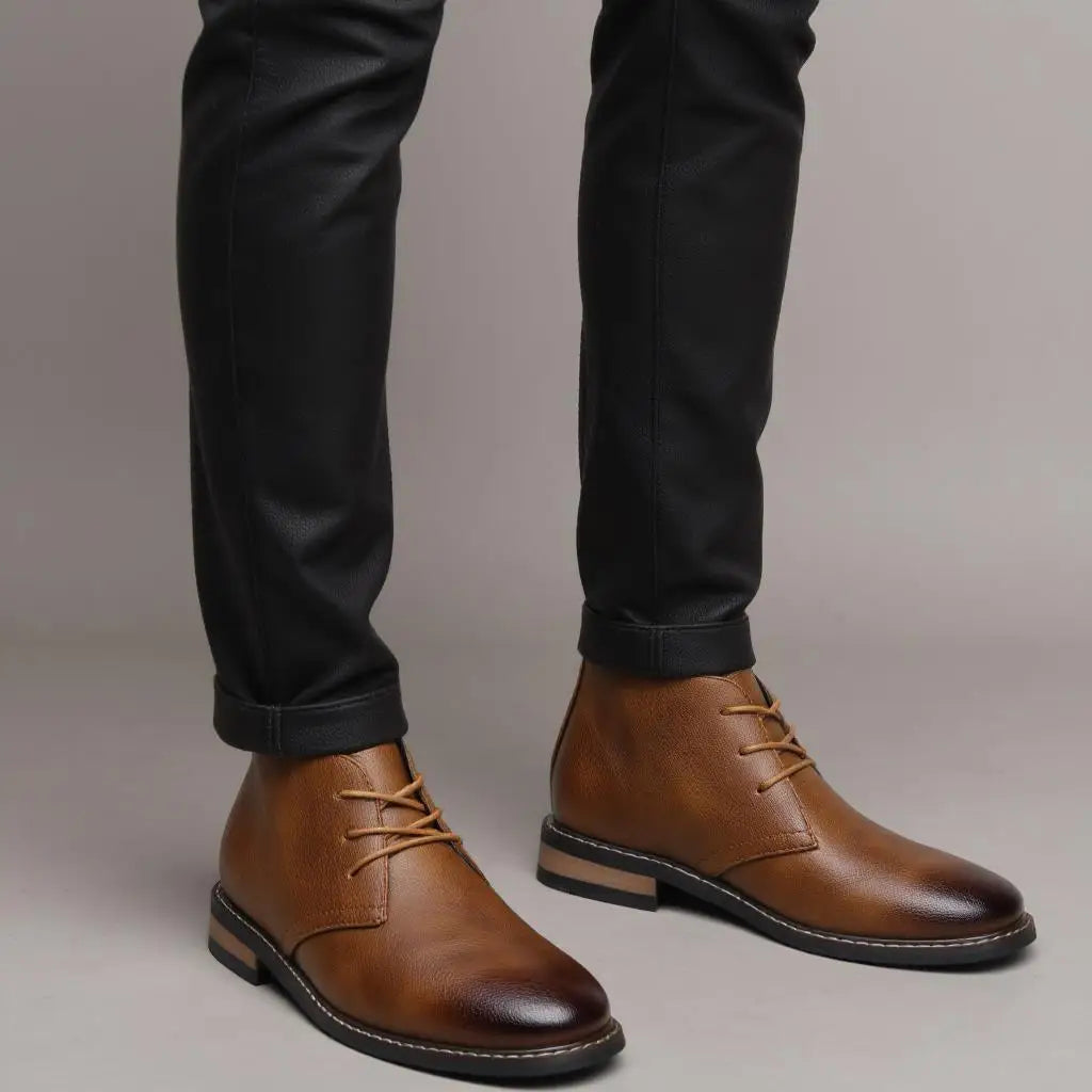 Boots Men Comfortable Brand Fashion 2026 Boots Shoes Man