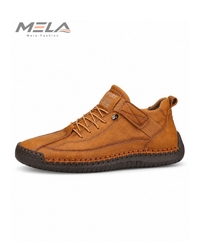 Boots Mid Top for Women British Style Retro Anti Slip Workwear Shoes Handmade Leather Loafers Casual Soft Soled Women Nude Boots