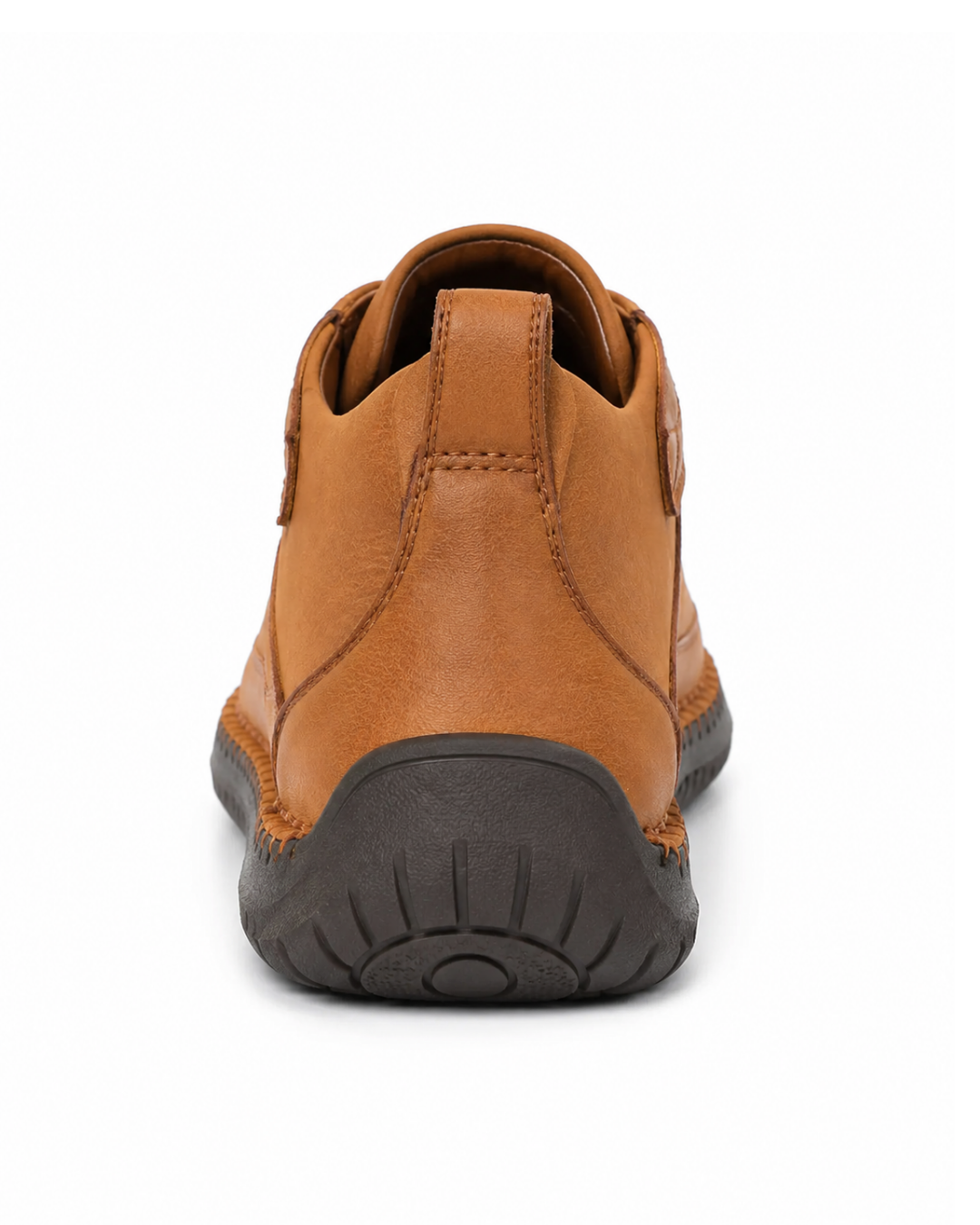 Boots Mid Top for Women British Style Retro Anti Slip Workwear Shoes Handmade Leather Loafers Casual Soft Soled Women Nude Boots