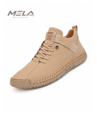 Boots Mid Top for Women British Style Retro Anti Slip Workwear Shoes Handmade Leather Loafers Casual Soft Soled Women Nude Boots
