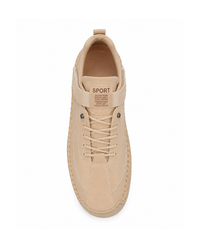 Boots Mid Top for Women British Style Retro Anti Slip Workwear Shoes Handmade Leather Loafers Casual Soft Soled Women Nude Boots