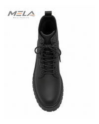 Boots for Men High Top Platform Lace Up Light Fashion Motorcycle Boots British Style Men's Waterproof Casual Boots