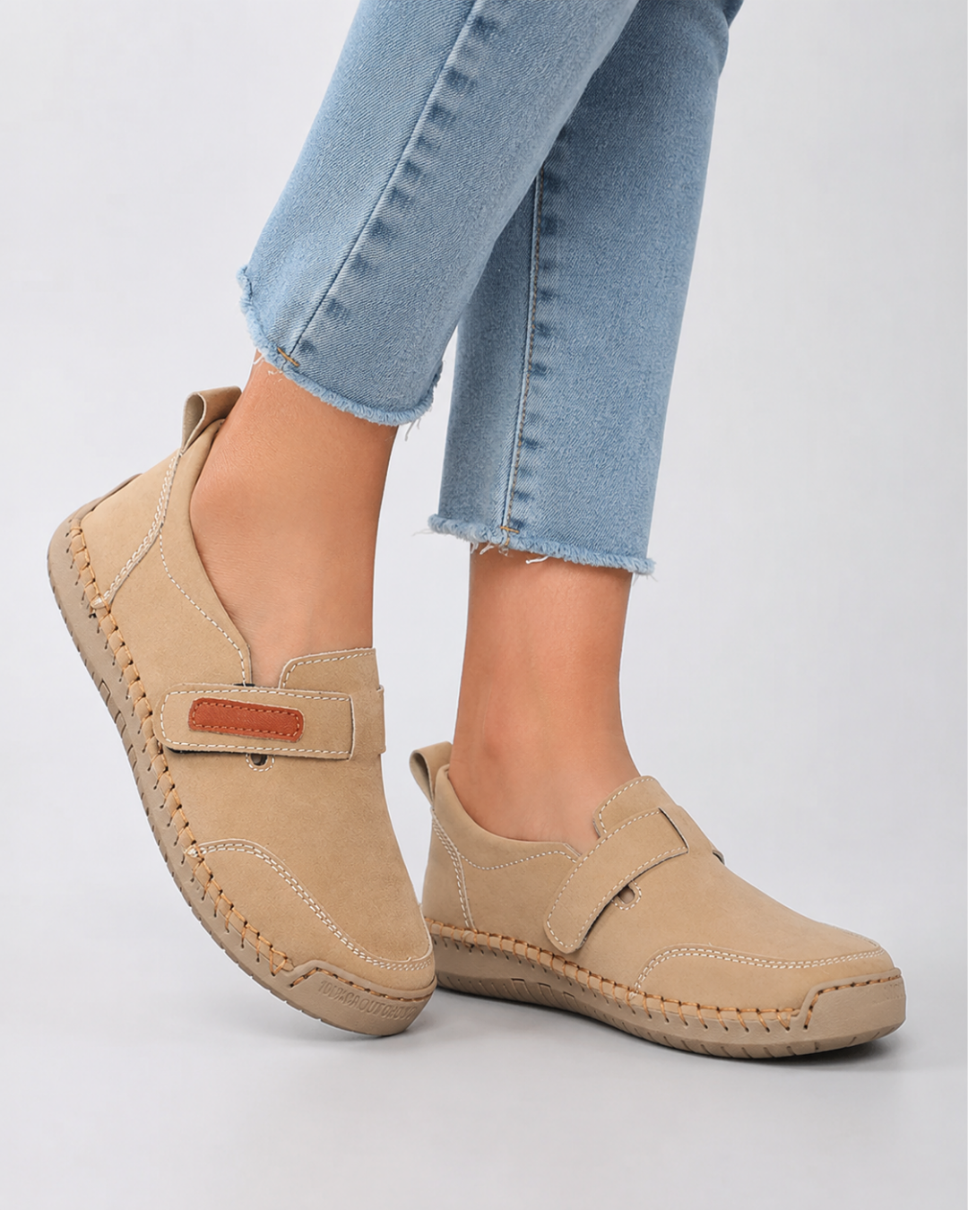 Female Boot Fashionable Comfortable Breathable Flat Boots New Luxury Design Women's Leather Shoes Trendy Handicraftsloafers