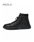 Men's Boots Autumn Short boots Black Classic Chelsea Boots Outdoor High top Leather Shoes ANKLE Boots Work Shoes