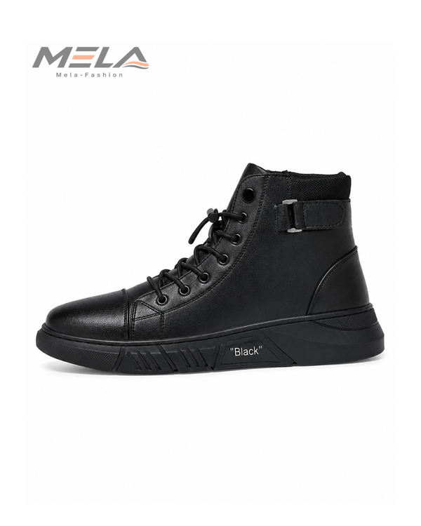 Men's Boots Autumn Short boots Black Classic Chelsea Boots Outdoor High top Leather Shoes ANKLE Boots Work Shoes