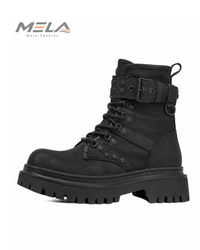 Men's boots 2025 autumn retro British style black workwear boots casual short boots versatile thick soled motorcycle boots
