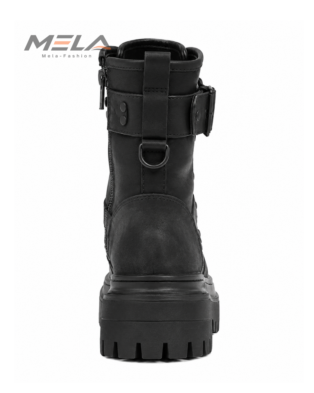 Men's boots 2025 autumn retro British style black workwear boots casual short boots versatile thick soled motorcycle boots