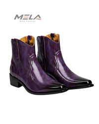 Men High Top Boots Solid Color Comfortable Breathable Fashionable Lightweight High Heeled Business Short Boots