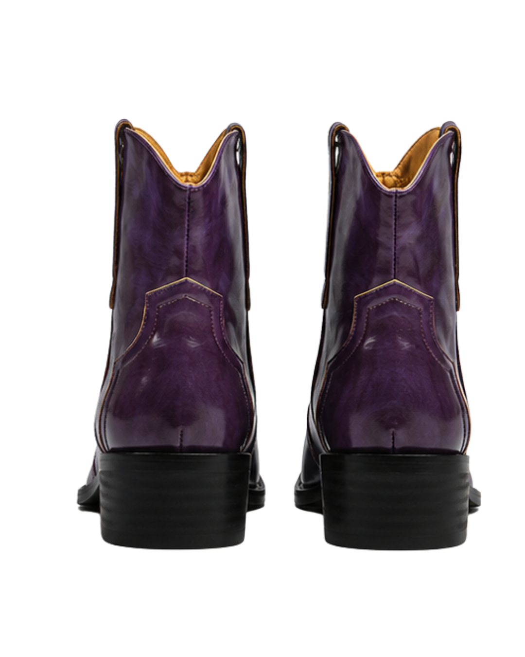 Men High Top Boots Solid Color Comfortable Breathable Fashionable Lightweight High Heeled Business Short Boots
