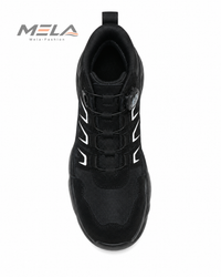 Rotating Button Work Boots for Men Steel Toe Work Safety Shoes Anti-smash Anti-puncture Indestructible Construction Mining boots