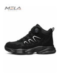 Rotating Button Work Boots for Men Steel Toe Work Safety Shoes Anti-smash Anti-puncture Indestructible Construction Mining boots