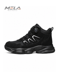 Rotating Button Work Boots for Men Steel Toe Work Safety Shoes Anti-smash Anti-puncture Indestructible Construction Mining boots